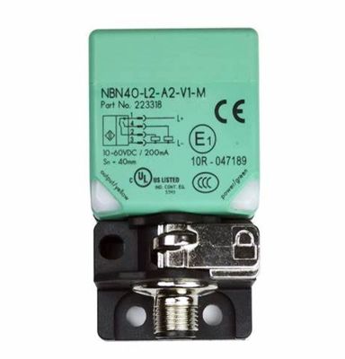 NBN40-L2-E0-V1 Proximity Sensor with M12 4-Pin Connection Type Rectangular Body Style