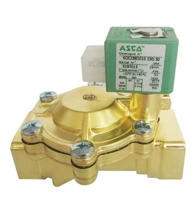 Stock SOLENOID VALVE ASCO SCE238D010 SCE238D005 with Coil C25A and CONNECTOR