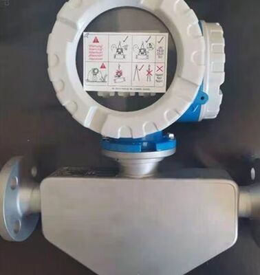 Endress+Hauser Stainless Steel Coriolis Mass Flow Meter with Flange Connectivity and 0.2% Accuracy