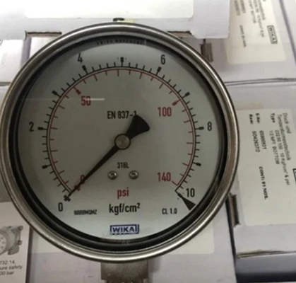 wika Bourdon Tube Pressure Gauges Models 233.53, 232.53 Stainless Steel Series
