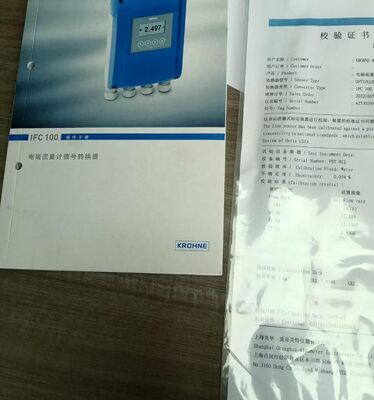 New Electromagnetic Flowmeter Krohne OPTIFLUX 1100 for General Applications with Conductive Liquids