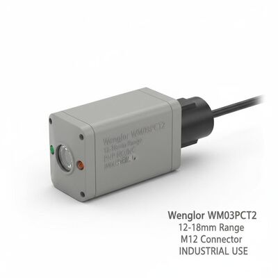 Wenglor WM03PCT2 Print Mark Sensor with 12-18mm Range PNP NO NC and M12 Connector for Industrial Applications