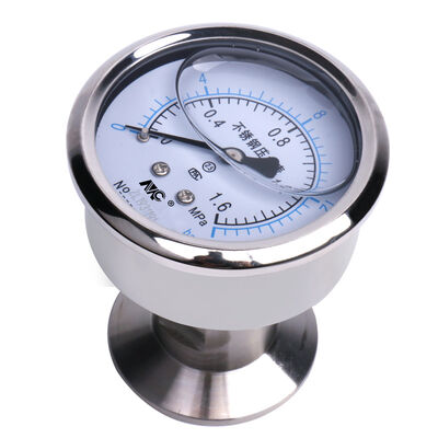 উচ্চ চাপ ডিফারেনশিয়াল চাপ মিটার 0-100 PSI