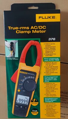 Fluke 376 Insulation Tester True RMS AC/DC Clamp Meter with iFlex® and 600.0 A Measurement