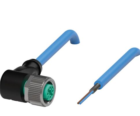 Pepperl + Fuchs NAMUR ফিমেল কর্ডসেট M12 কেবল সংযোগকারী IP66/IP68/IP69 সুরক্ষা সহ 2-পিন