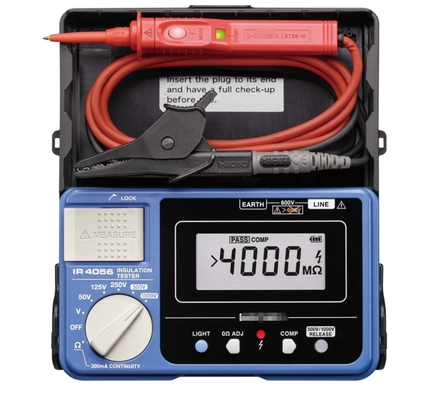 hioki INSULATION TESTER IR4056，IR4056-20，IR4056-21 in Medium-speed Digital Format