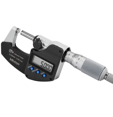 Mitutoyo High Precision Portable Digital Micrometer in Stock Japan Ratchet Origin 293-243-30 Measuring Range 75-100mm
