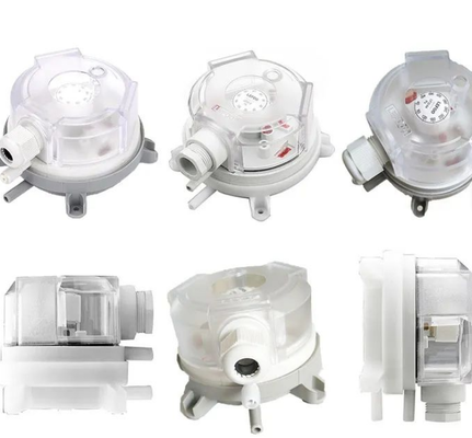 Differential Pressure Switch 50~5000pa Waterproof Heating Ventilation Furnace Vent Air Pressure Switch
