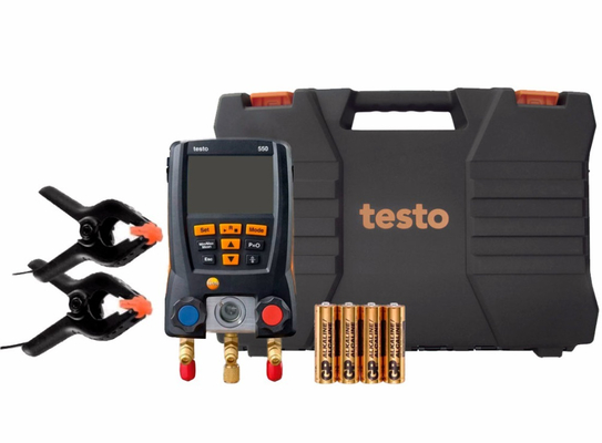Electronic Refrigerant Temperature Tester Digital Manifold Kit With Bluetooth Support